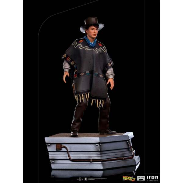 Estatua Marty McFly Regreso al Futuro III 1/10 Art Scale 23 cm Iron Studios - Collector4U.com