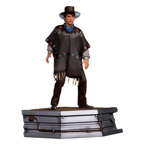 Estatua Marty McFly Regreso al Futuro III 1/10 Art Scale 23 cm Iron Studios - Collector4U.com