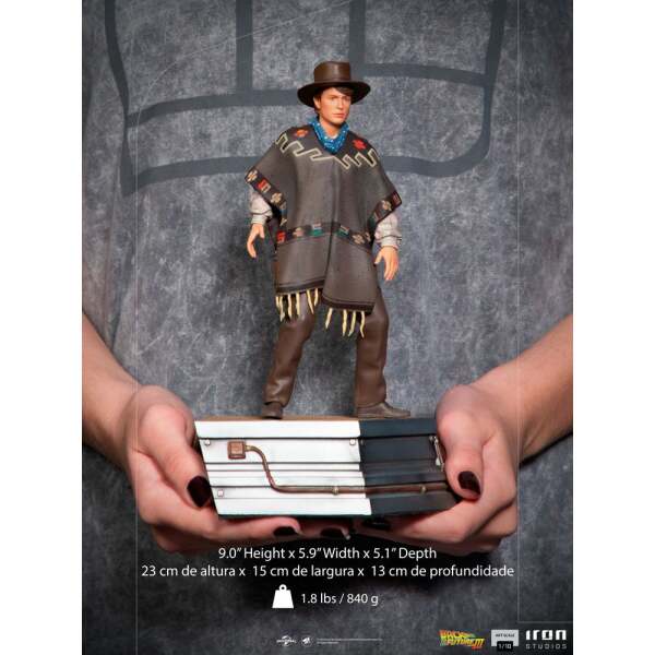 Estatua Marty McFly Regreso al Futuro III 1/10 Art Scale 23 cm Iron Studios - Collector4U.com