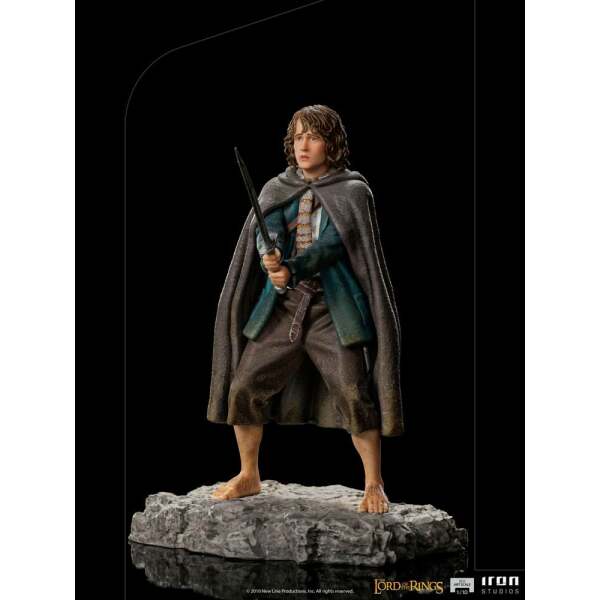 Estatua Pippin El Señor de los Anillos 1/10 BDS Art Scale 12 cm Iron Studios - Collector4U.com