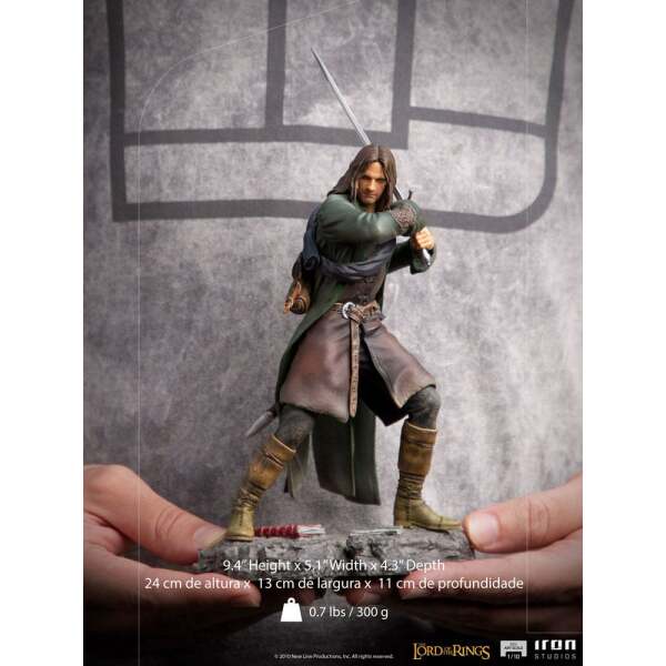 Estatua Aragorn El Señor de los Anillos 1/10 BDS Art Scale 24 cm Iron Studios - Collector4U.com