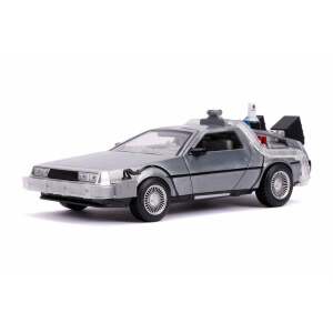 Regreso al Futuro II Réplica Coche Diecast Model Hollywood Rides 1/24 DeLorean Time Machine - Collector4U.com