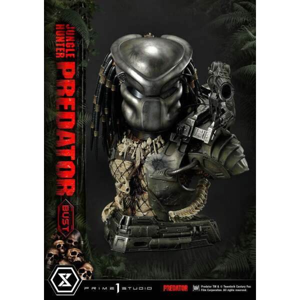 Busto Predator Regular Version 1/3 Jungle Hunter Predator 37cm Prime 1 Studio - Collector4U.com