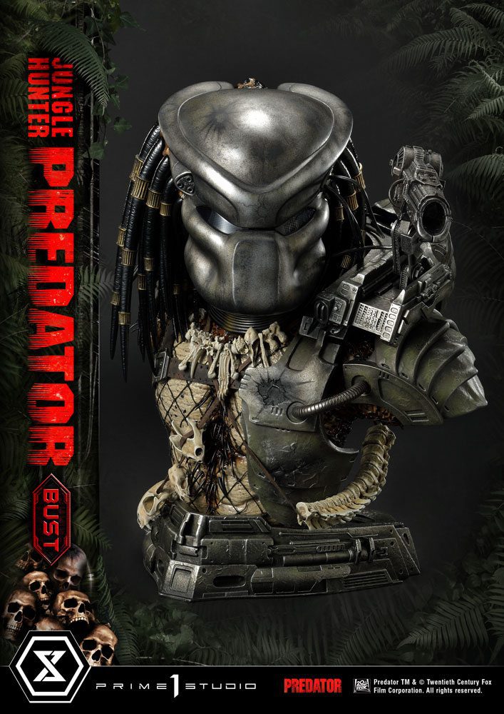 Busto Predator Regular Version 1/3 Jungle Hunter Predator 37cm Prime 1 Studio