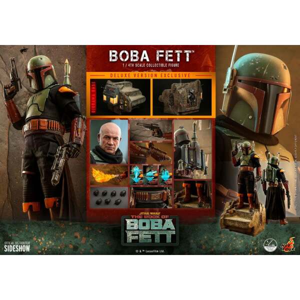 Figura Boba Fett Star Wars: The Book of Boba Fett 1/4 45 cm Hot Toys - Collector4U.com