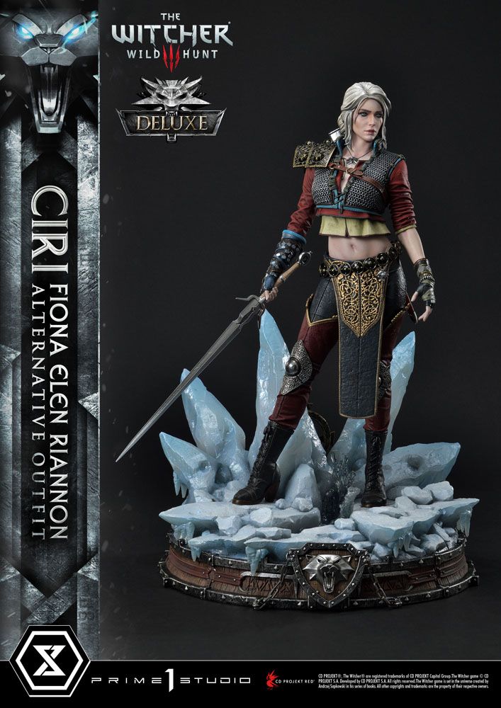 Estatua Cirilla Fiona Elen Riannon Witcher 3 Wild Hunt 1/4 Alternative Outfit Deluxe Bonus Version 55 cm Prime 1 Studio