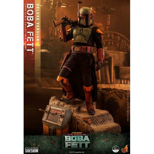 Figura Boba Fett Star Wars: The Book of Boba Fett 1/4 (Deluxe Version) 45 cm Hot Toys - Collector4U.com