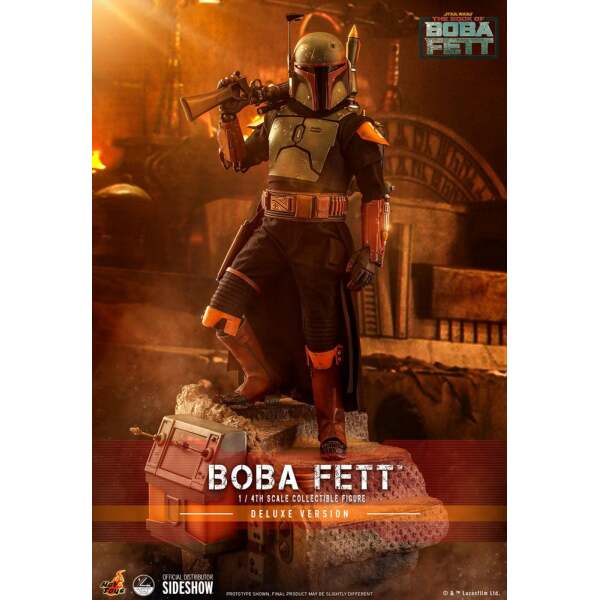 Figura Boba Fett Star Wars: The Book of Boba Fett 1/4 (Deluxe Version) 45 cm Hot Toys - Collector4U.com