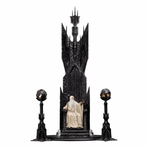 Estatua Saruman the White on Throne El Señor de los Anillos 1/6 110cm Weta Collectible - Collector4U.com