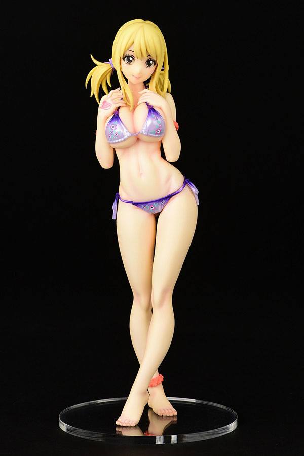 Estatua Lucy Heartfilia Swimsuit Pure in Heart Twin Tail Ver. Fairy Tail PVC 1/6 27cm Orca Toys