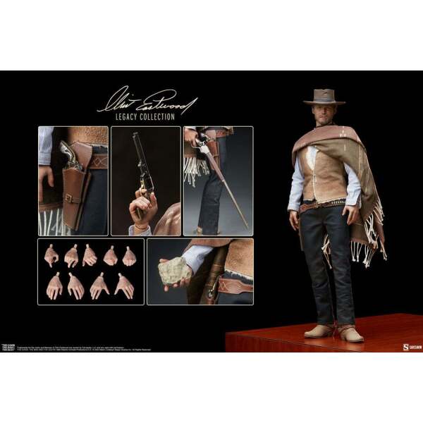 Figura Clint Eastwood El bueno, el feo y el malo Legacy Collection 1/6 30cm Sideshow - Collector4U.com