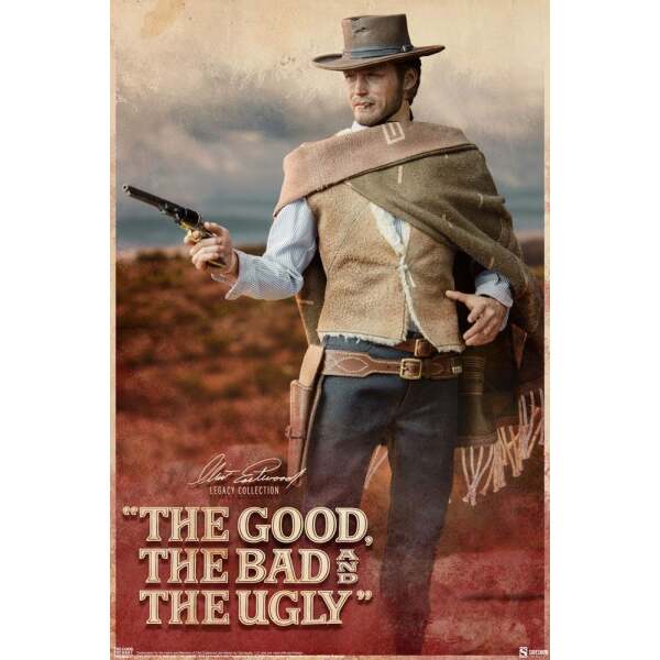 Figura Clint Eastwood El bueno, el feo y el malo Legacy Collection 1/6 30cm Sideshow - Collector4U.com