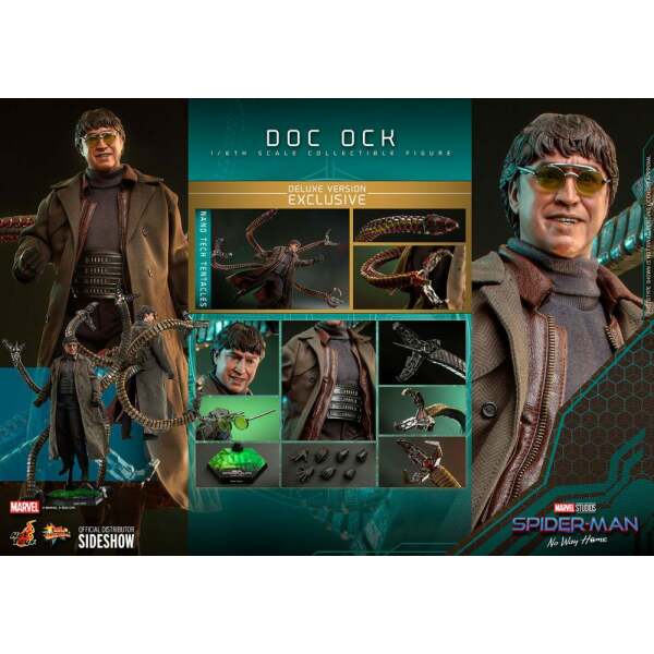 Figura Doc Ock (Deluxe Version )Spider-Man: No Way Home Movie Masterpiece 1/6 31cm Hot Toys - Collector4U.com