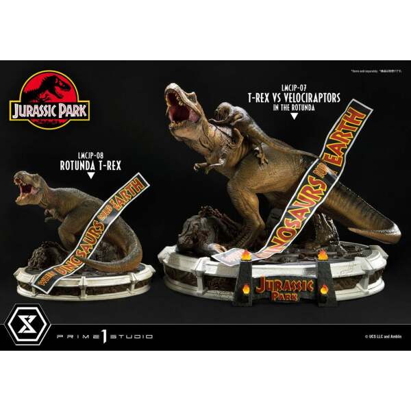 Estatua Rotunda T-Rex Jurassic Park 1/6 37cm Prime 1 Studio - Collector4U.com