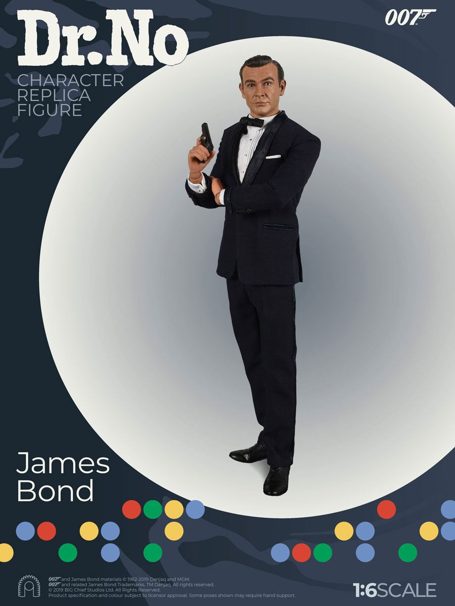 Figura James Bond Agente 007 contra el Dr. No Collector Figure Series 1/6 Limited Edtion 30cm BIG Chief Studios