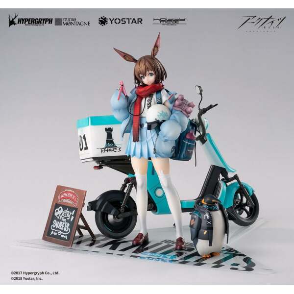 Estatua Amiya Fresh Fastener Deluxe Edition Arknights PVC 1/7 26cm Hobby Max - Collector4U.com