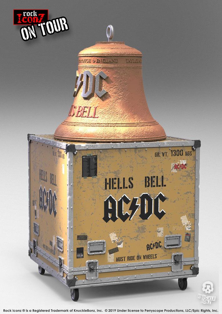 Estatuas Hell’s Bell AC/DC Rock Ikonz On Tour Knucklebonz