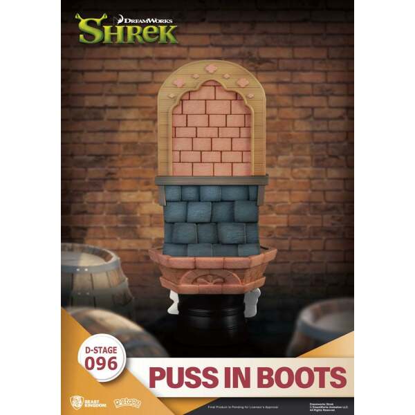 Diorama Shrek PVC D-Stage Puss In Boots 15 cm Beast Kingdom Toys - Collector4U.com