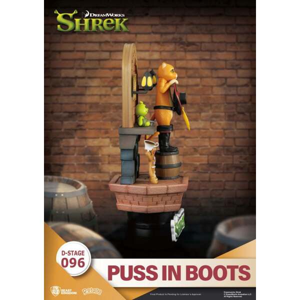 Diorama Shrek PVC D-Stage Puss In Boots 15 cm Beast Kingdom Toys - Collector4U.com