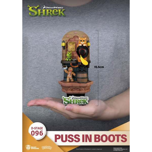 Diorama Shrek PVC D-Stage Puss In Boots 15 cm Beast Kingdom Toys - Collector4U.com