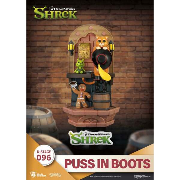 Diorama Shrek PVC D-Stage Puss In Boots 15 cm Beast Kingdom Toys - Collector4U.com