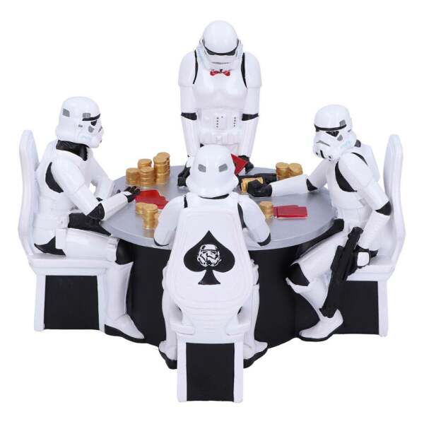 Diorama Stormtrooper Poker Star Wars Face 18 cm Nemesis - Collector4U.com