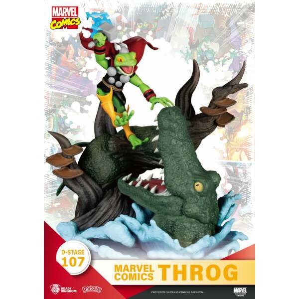 Diorama Throg Marvel Comics PVC D-Stage 17 cm Beast Kingdom Toys - Collector4U.com