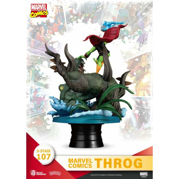 Diorama Throg Marvel Comics PVC D-Stage 17 cm Beast Kingdom Toys - Collector4U.com