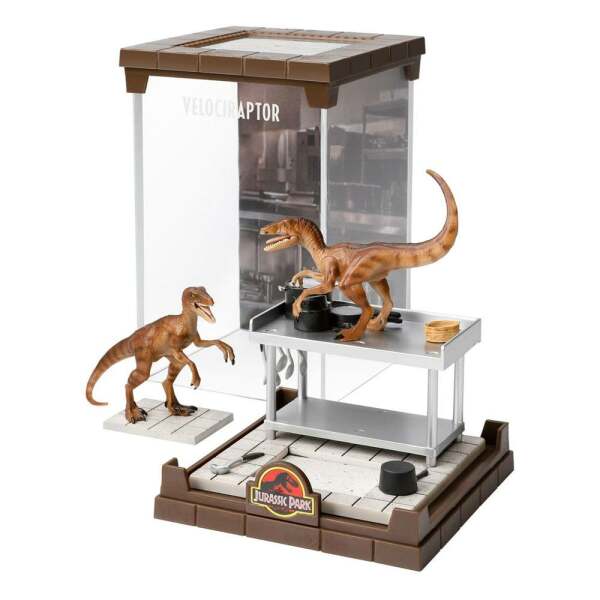 Diorama Velociraptors Parque Jurásico Creature PVC 18cm Noble Collection - Collector4U.com