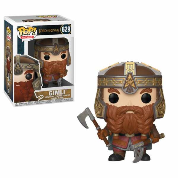 El Señor de los Anillos Figura POP! Movies Vinyl Gimli 9 cm - Collector4U.com