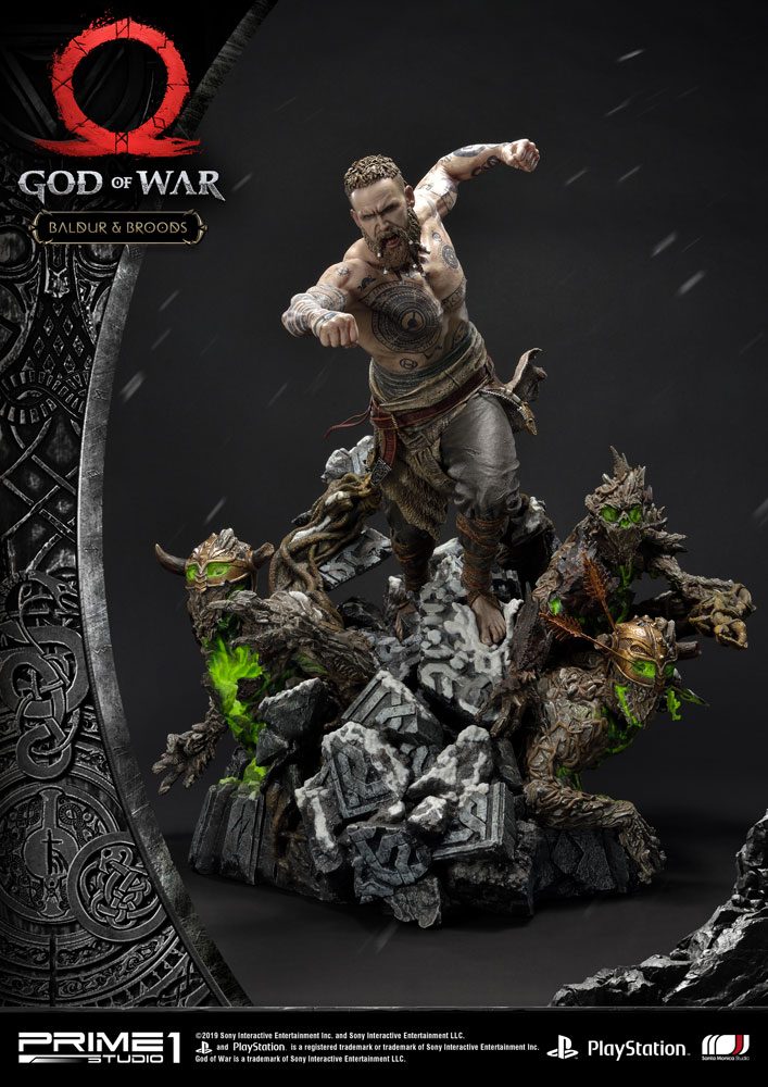 Estatua Baldur & Broods God of War (2018) 62cm Prime 1 Studios