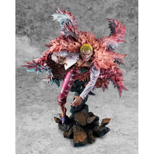 Estatua Donquixote Doflamingo One Piece Excellent Model POP SA-Maximum Heavenly Demon 35 cm Megahouse - Collector4U.com