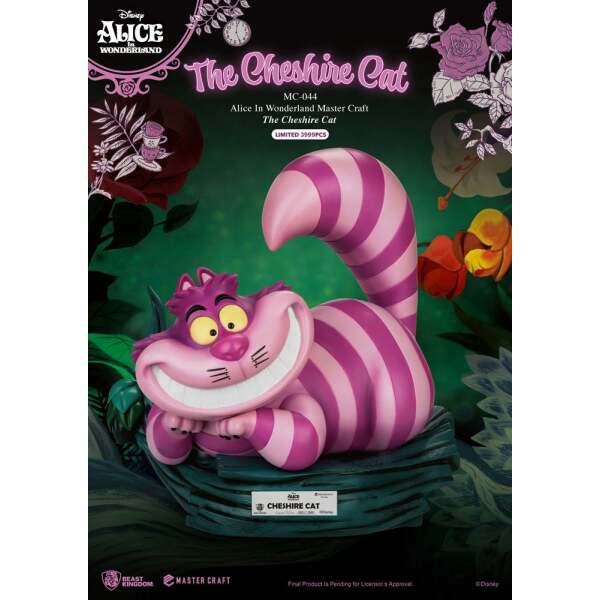 Estatua The Cheshire Cat Alicia en el país de las maravillas Master Craft 36 cm Beast Kingdom - Collector4U.com