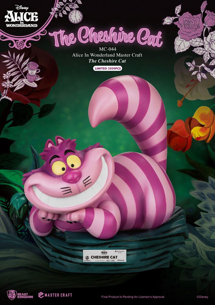 Estatua The Cheshire Cat Alicia en el país de las maravillas Master Craft 36 cm Beast Kingdom