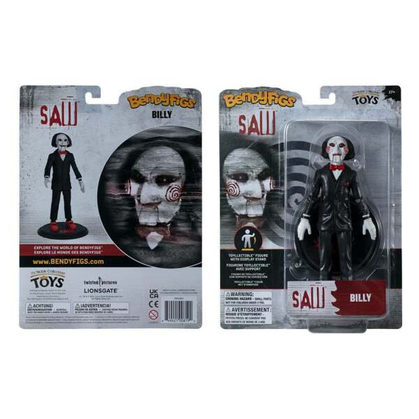 Figura Billy Puppet Saw Maleable Bendyfigs 18 cm Noble Collection - Collector4U.com