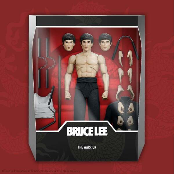 Figura Bruce The Warrior Bruce Lee Ultimates 18 cm Super7 - Collector4U.com