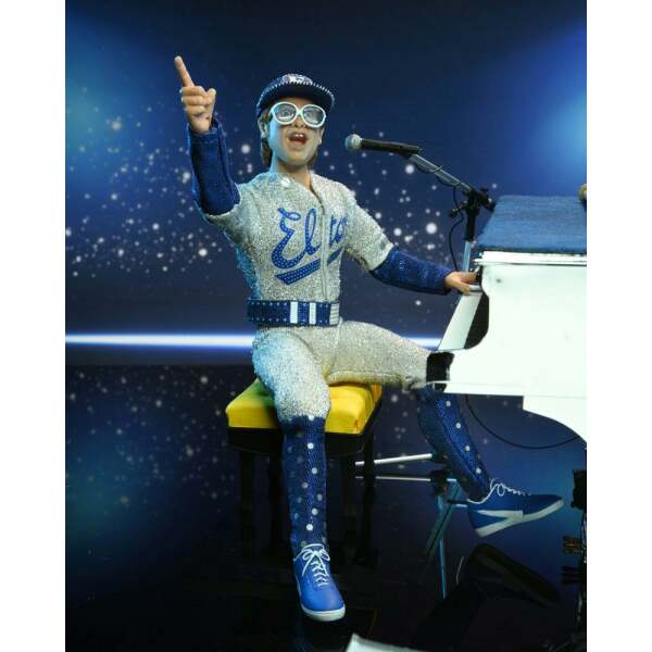 Figura Elton John Clothed Live in '75 Deluxe Set 20cm NECA - Collector4U.com