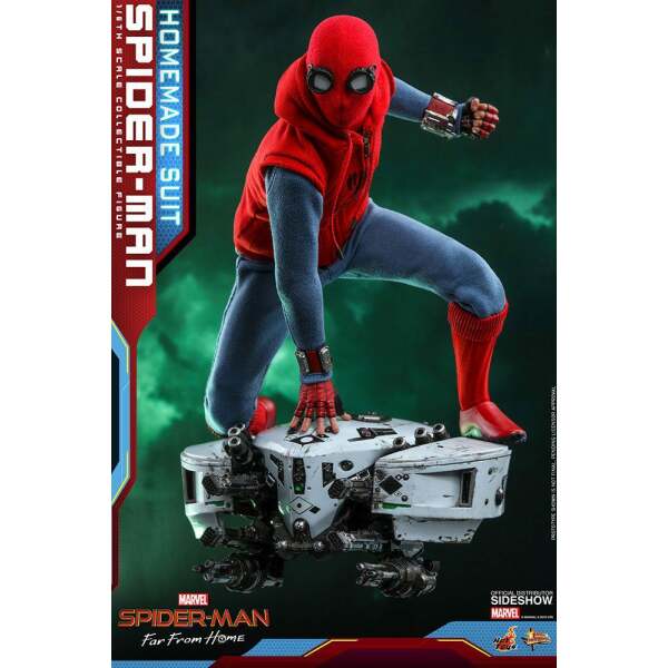 Figura Spiderman Lejos de casa, Movie Masterpiece Spider-Man (Homemade Suit) 29 cm, Hot Toys - Collector4U.com