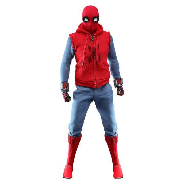 Figura Spiderman Lejos de casa, Movie Masterpiece Spider-Man (Homemade Suit) 29 cm, Hot Toys - Collector4U.com