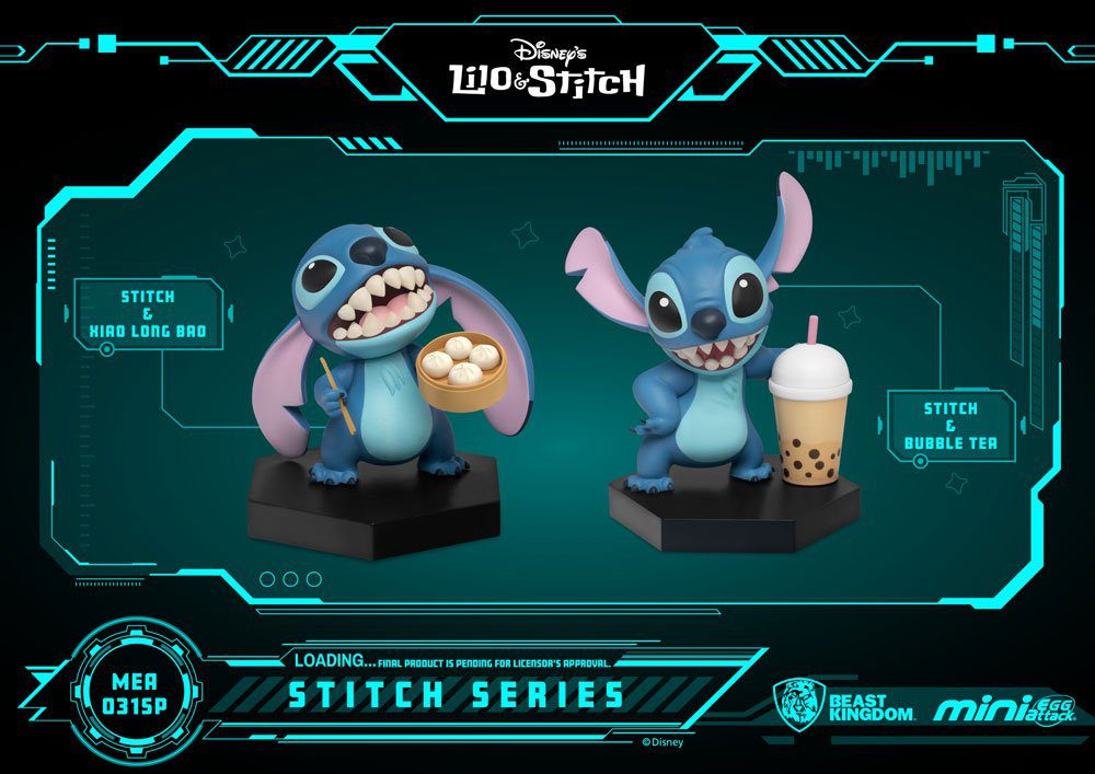 Figuras Lilo & Stitch Mini Egg Attack Stitch Series Asian Cuisine 8cm Beast Kingdom