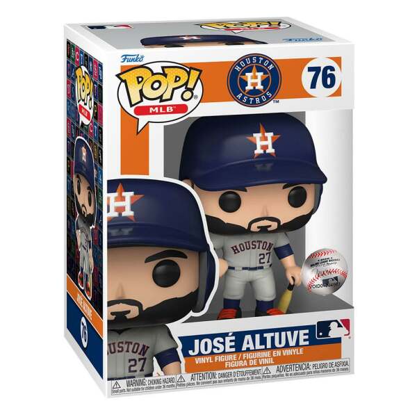 Funko Jose Altuve MLB POP! Sports Vinyl Figura Astros (Away Jersey) 9 cm - Collector4U.com