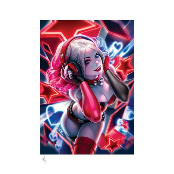 Litografia Harley Quinn DC Comics 46 x 61 cm Sideshow - Collector4U.com