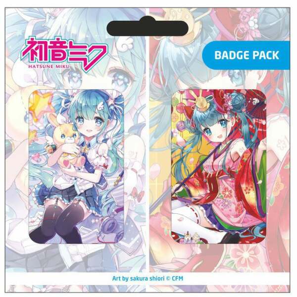 Pack de Chapas Hatsune Miku Set B - Collector4U.com