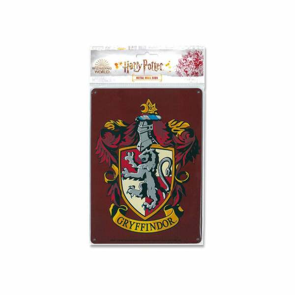 Placa de Chapa Gryffindor Harry Potter 15 x 21 cm Logoshirt - Collector4U.com