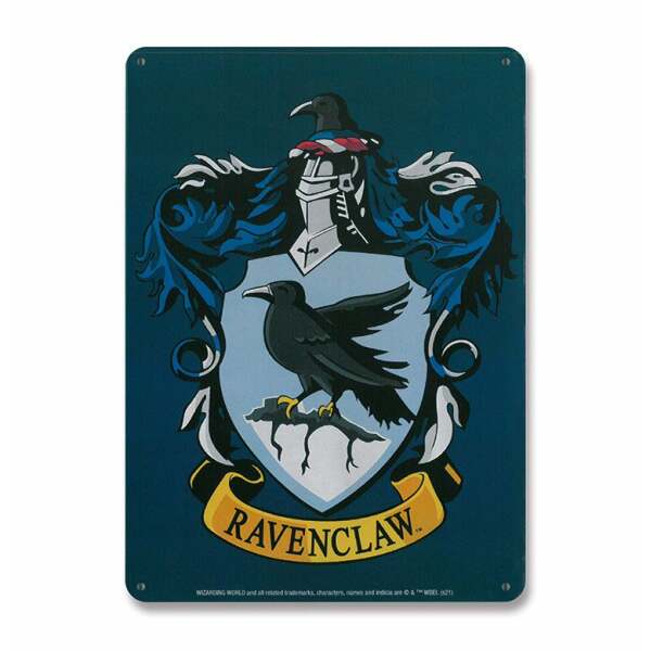 Placa de Chapa Ravenclaw Harry Potter 15 x 21 cm Logoshirt - Collector4U.com