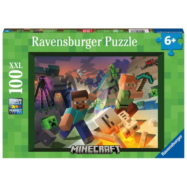 Puzzle Minecraft Monstruos (100 piezas) Ravensburger - Collector4U.com