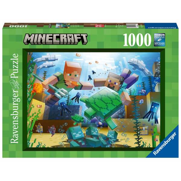 Puzzle Minecraft Mosaic (1000 piezas) Ravensburger - Collector4U.com