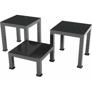 Soportes para Figuras Build-On Type The Simple Stand Pack de 3 (Black) GSC - Collector4U.com