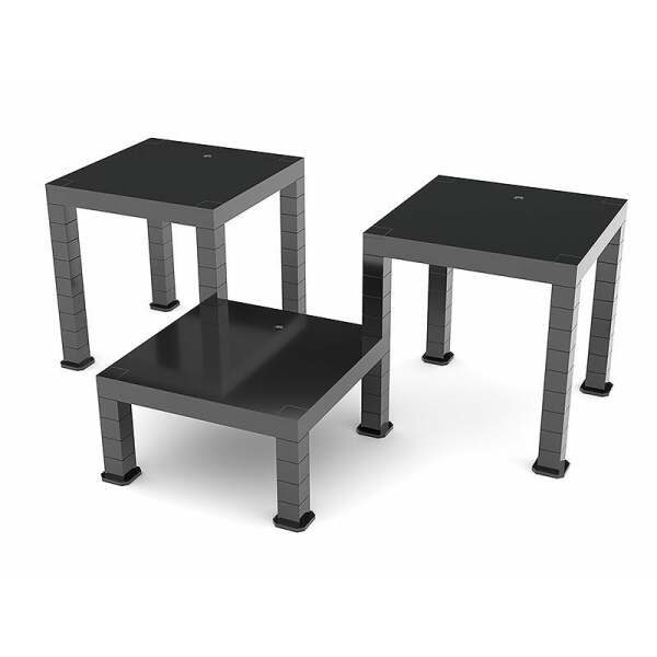 Soportes para Figuras Build-On Type The Simple Stand Pack de 3 (Black) GSC - Collector4U.com