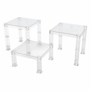 Soportes para Figuras Build-On Type The Simple Stand Pack de 3 (Translucent) GSC - Collector4U.com